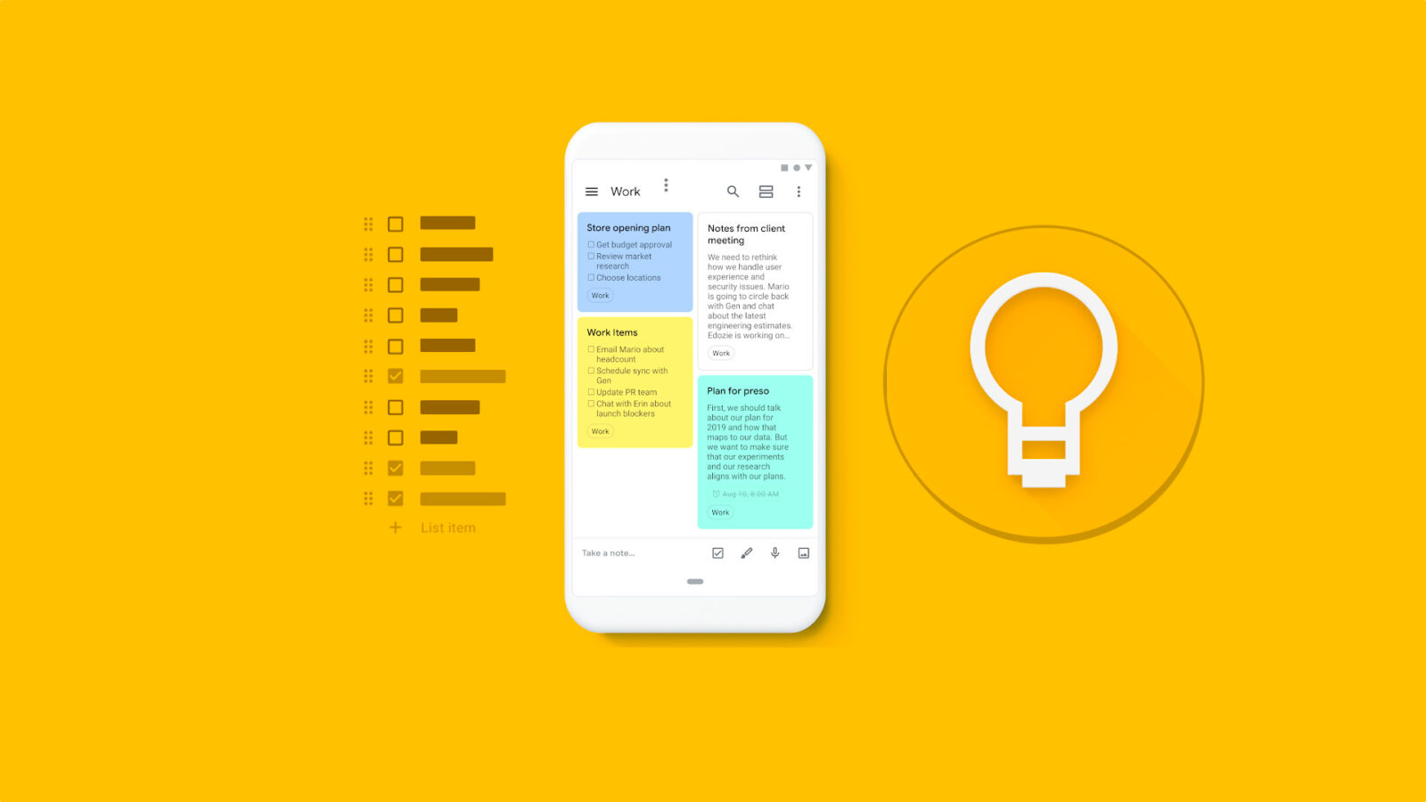 AIDE GOOGLE KEEP visual data 8