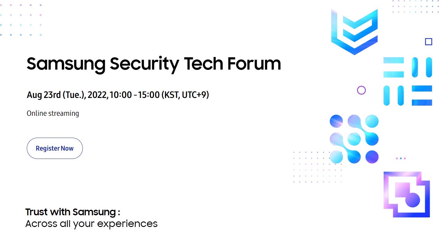 samsung security technology forum 2022 dates