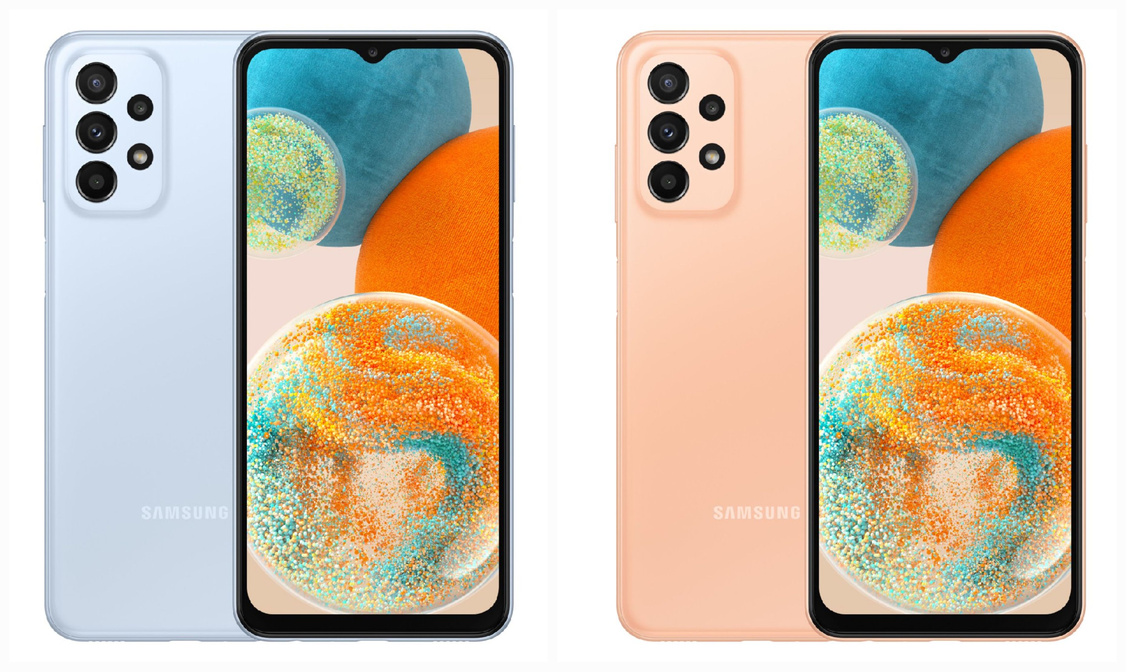 More official Galaxy A23 5G press renders and specifications leak -  SamMobile