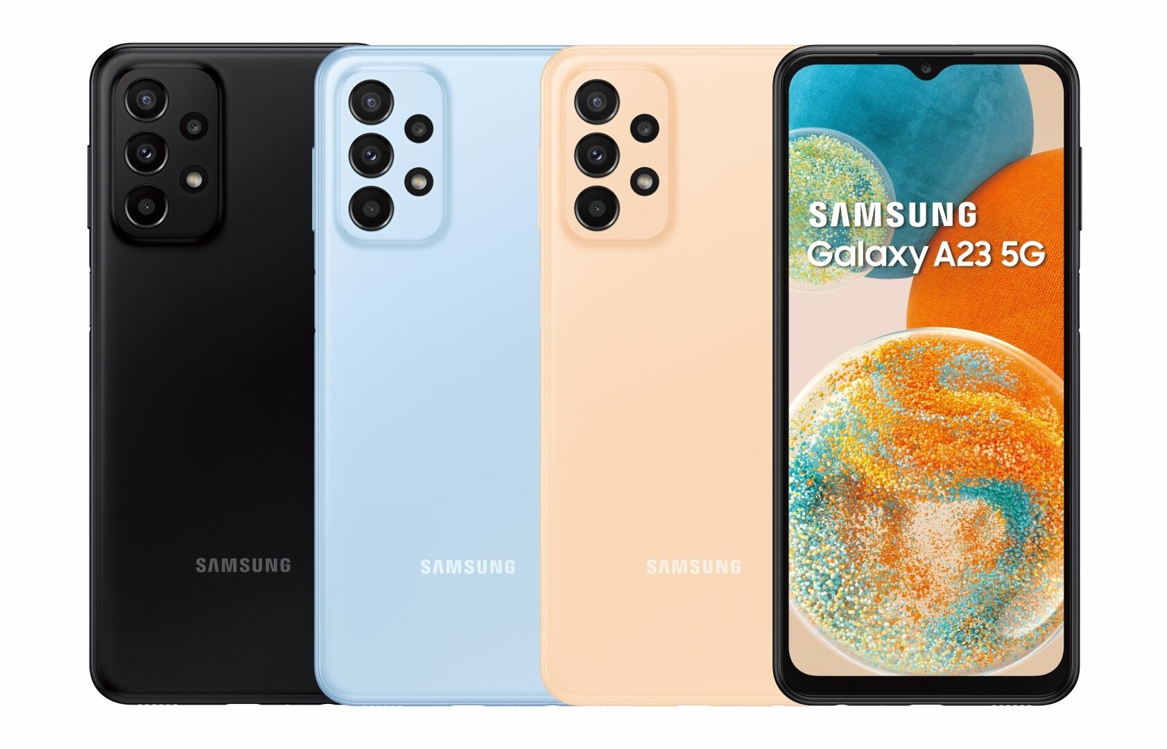  SAMSUNG Galaxy A23 5G (128GB + 4GB) Unlocked Worldwide