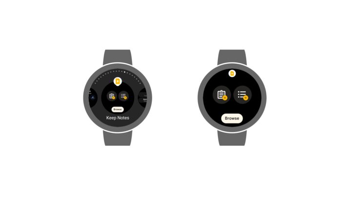 Smartwatch Tile View Example Google Keep update brings Tile to Galaxy Watch 4, Watch 5 smartwatches ...