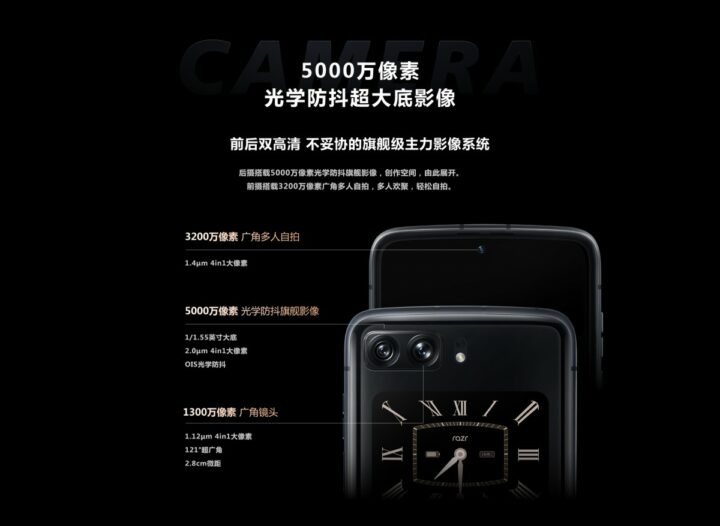 Motorola RAZR 2022 Cameras