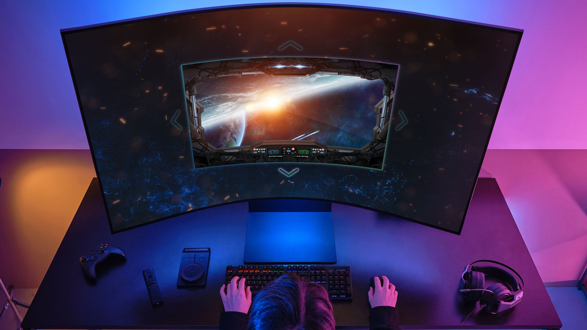 Samsung’s giant Odyssey Ark Mini-LED gaming monitor is now available for pre-order