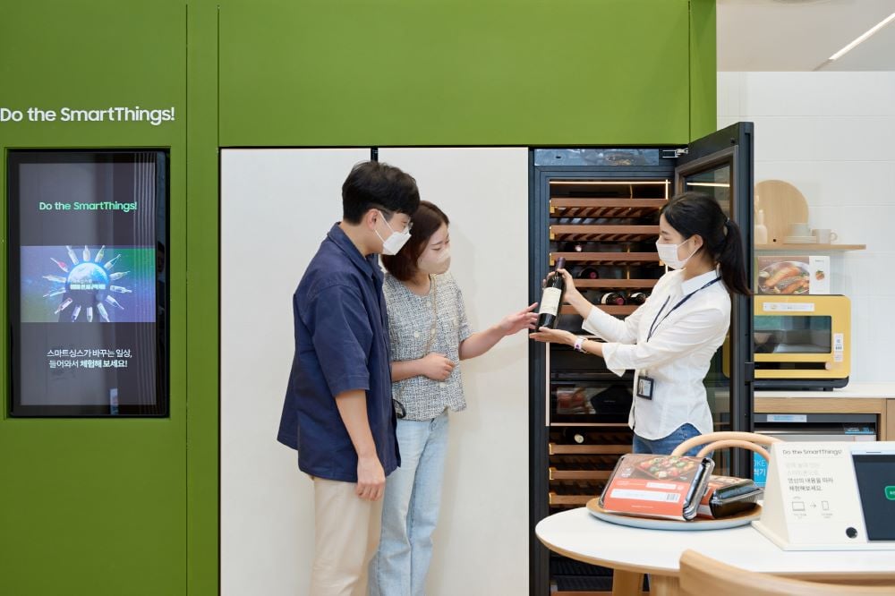 Samsung Wine Cellar SmartThings Ecosystem