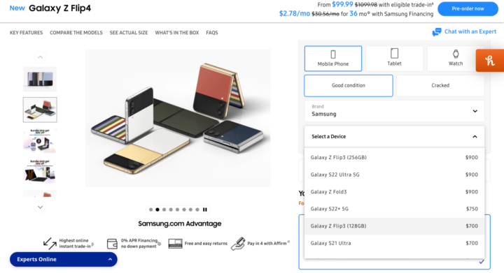 galaxy-z-flip-4-trade-in-credit