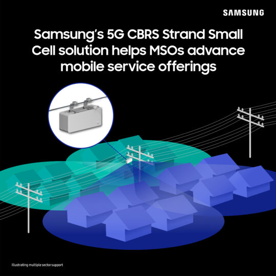 Samsung 5G CBRS Strand Small Cell Solution Comcast