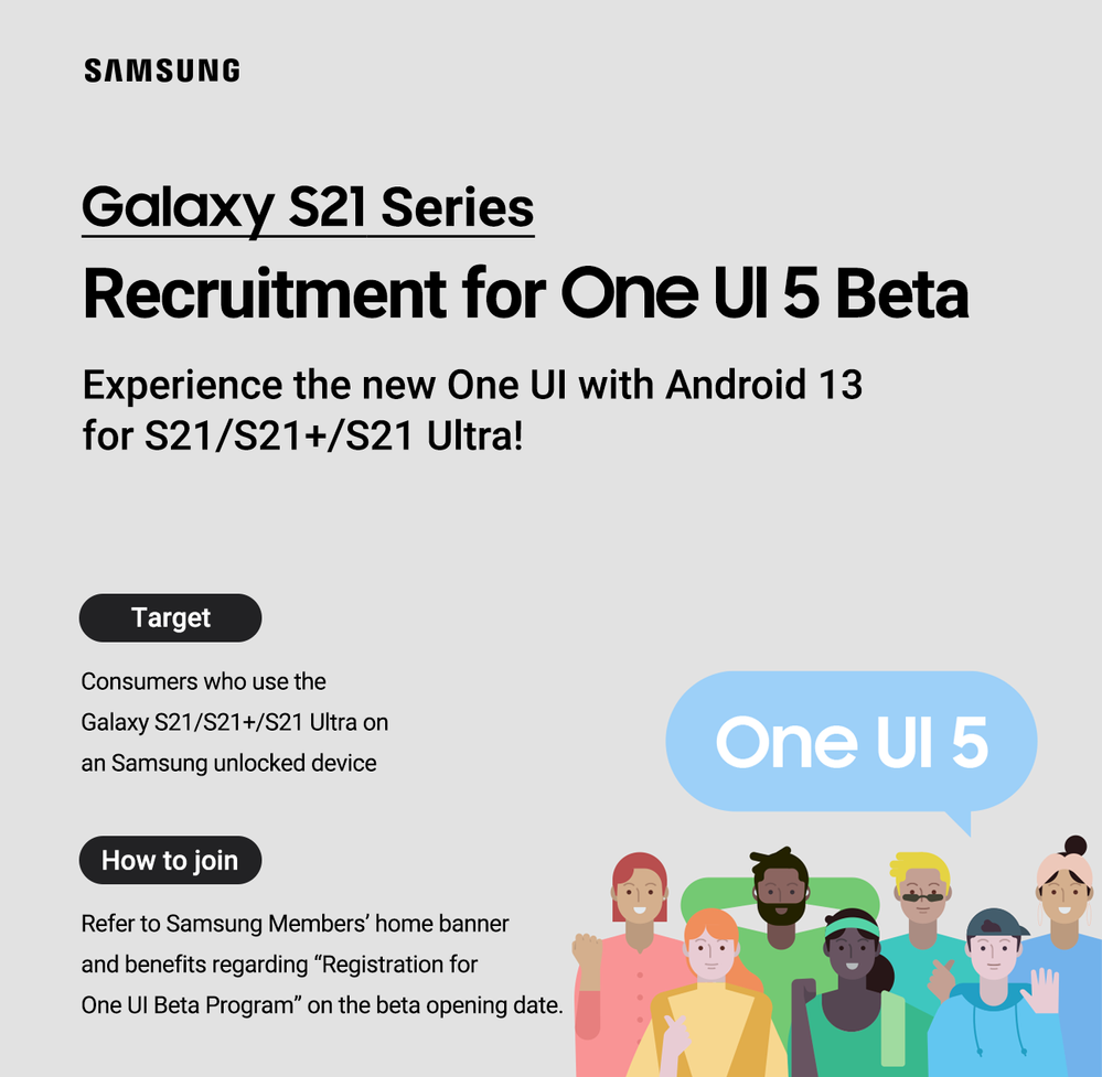 Samsung Galaxy S21 One UI 5.0 Beta EUA