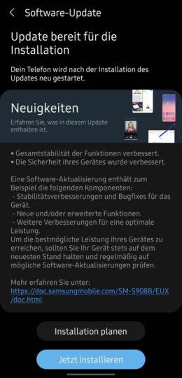 Samsung Galaxy S22 September 2022 Security Update 01