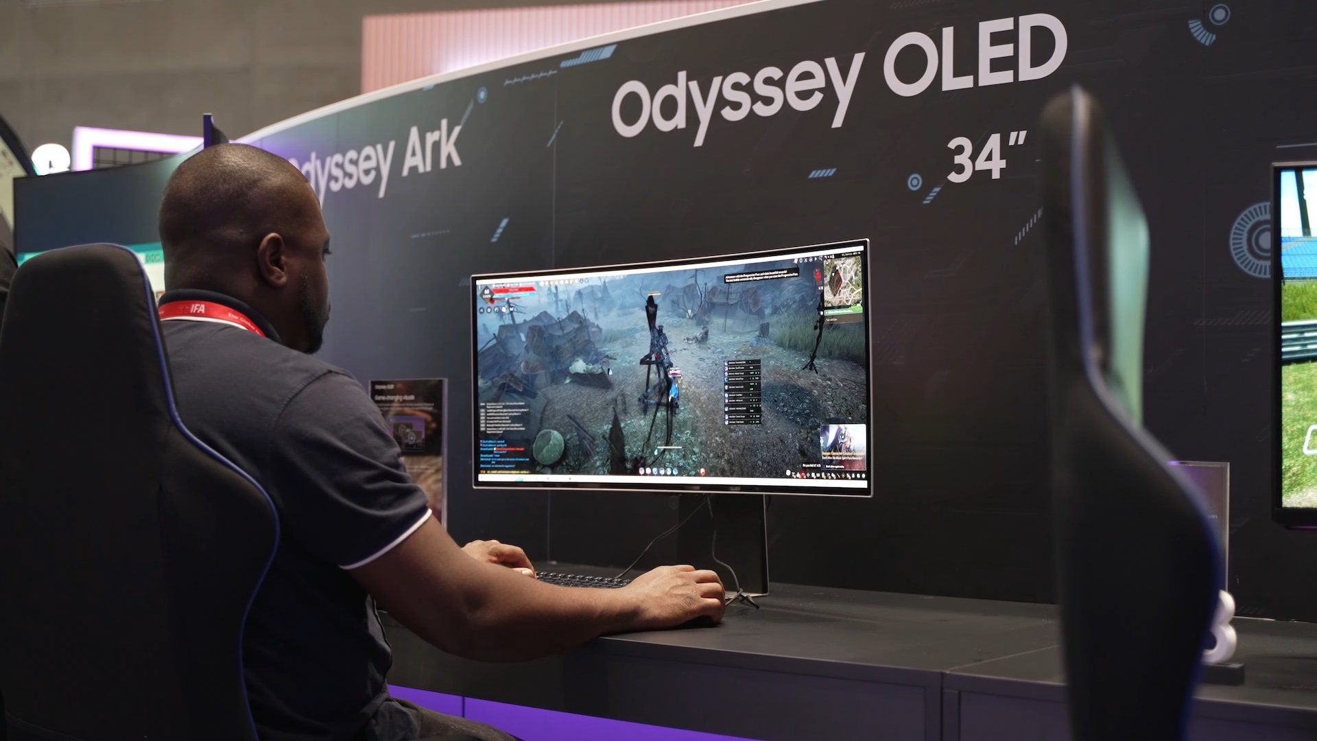 Monitor para juegos Samsung Odyssey OLED de 34 pulgadas