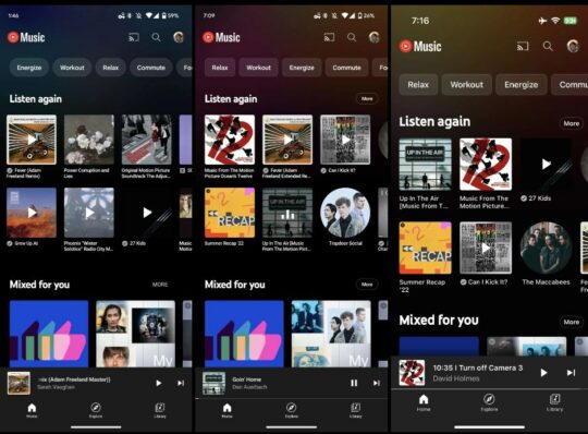 Material You tweaks roll out for YouTube Music app on Android - SamMobile