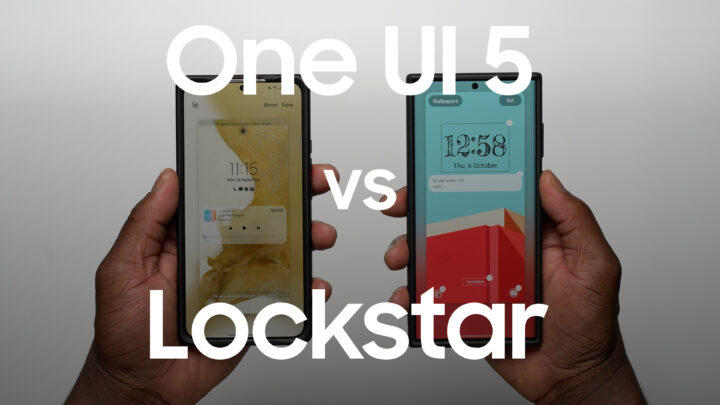 Uma interface do usuário 5.0 vs Lockstar?  Qual é a melhor personalização da tela de bloqueio?