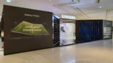 Samsung pop-up store in Qatar has a Flex Mode AR game for football fans