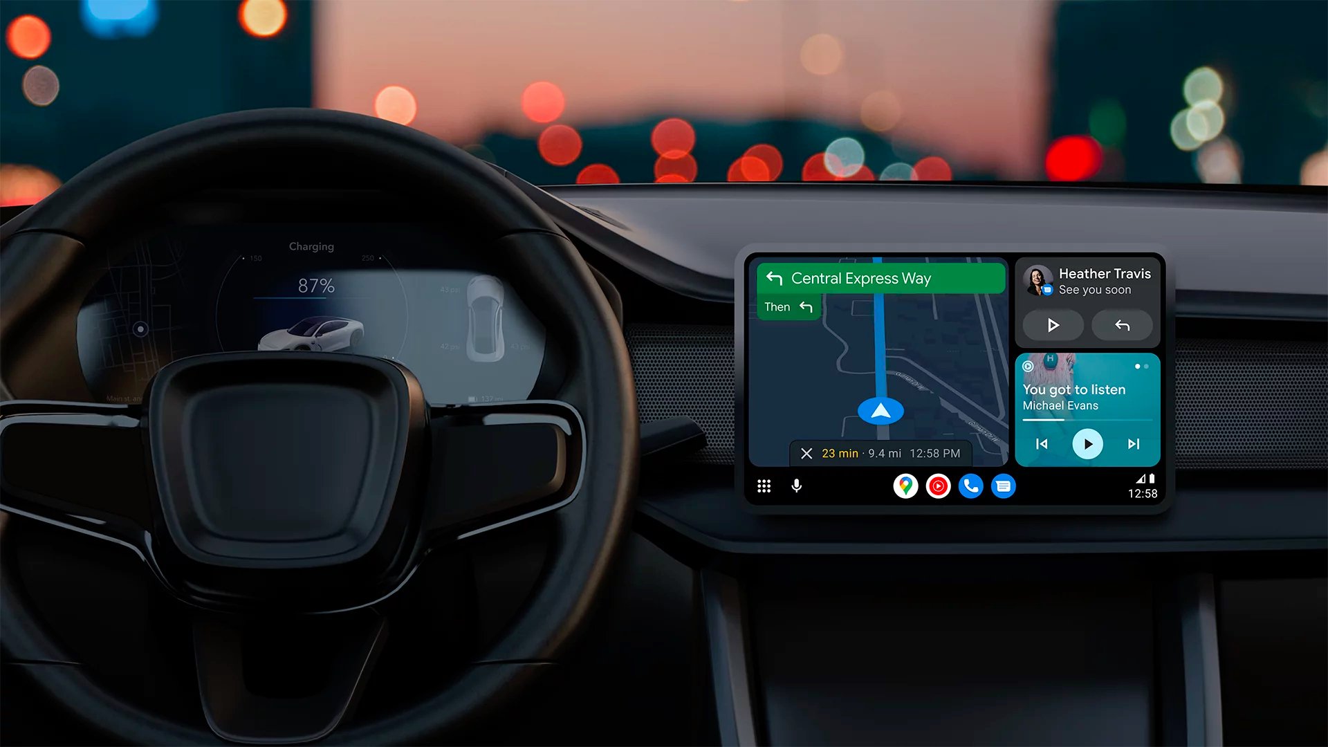 Android Auto's revamped UI design is finally available, but there's a catch  - SamMobile