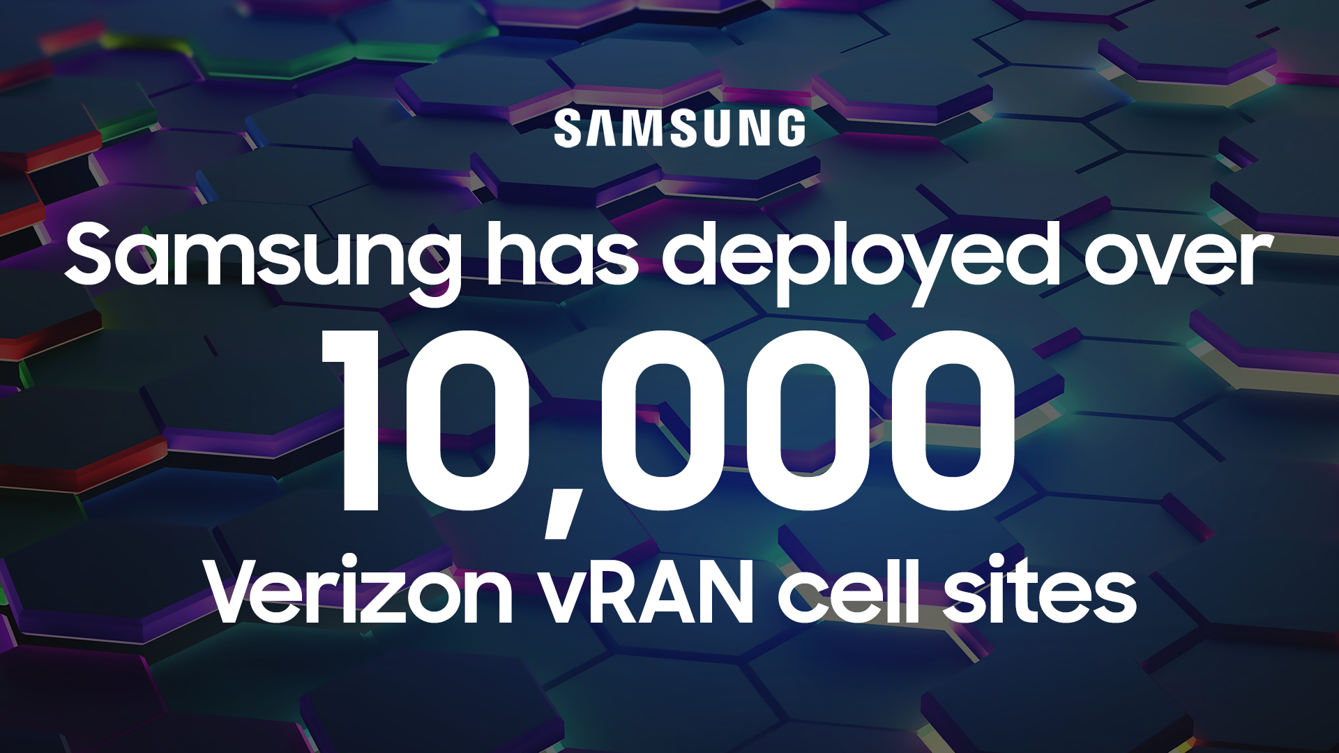 Samsung provides over 10,000 5G vRAN sites for Verizon