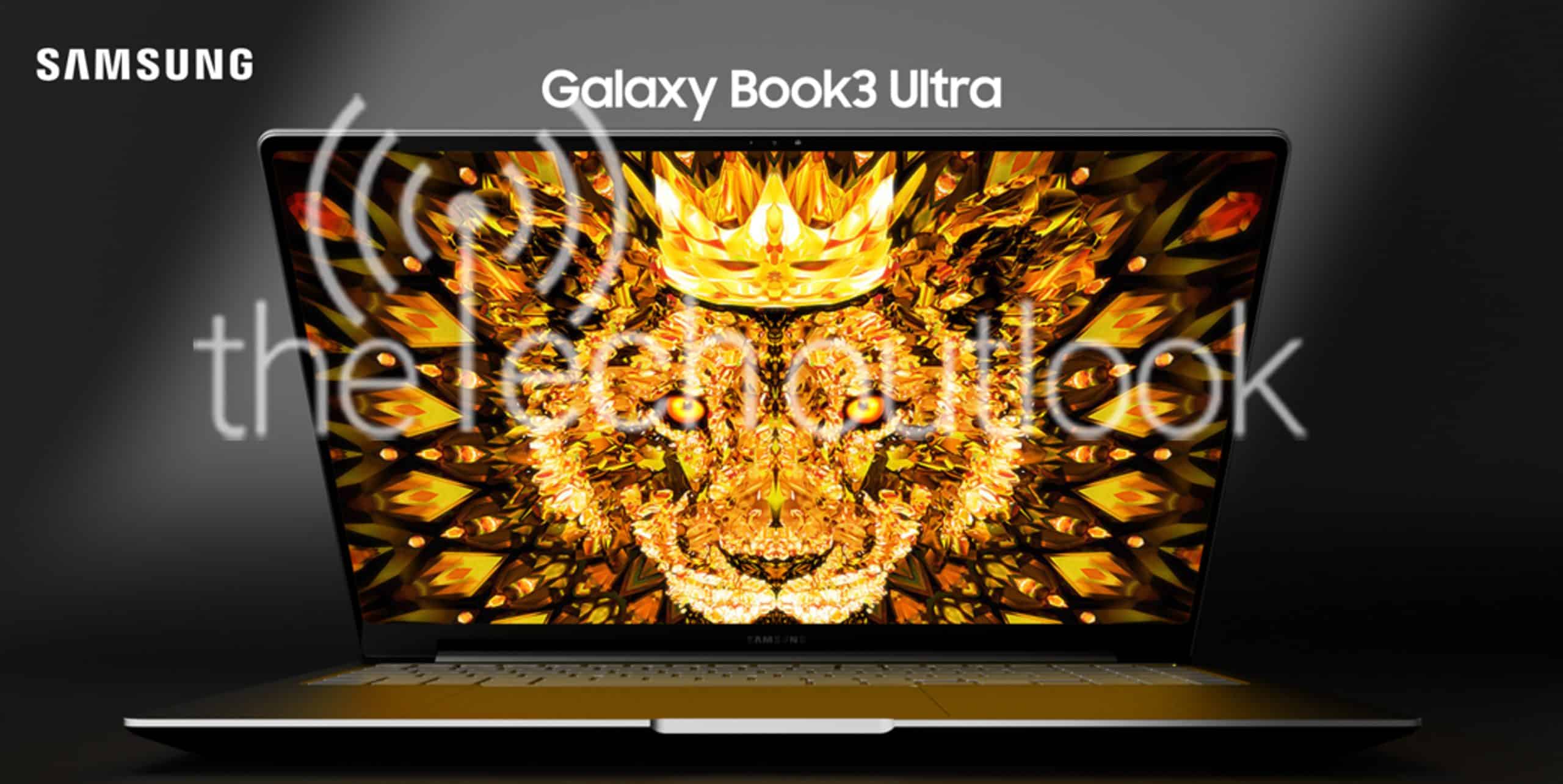 Samsung Galaxy Book 3 Ultra especificaciones reveladas en su totalidad