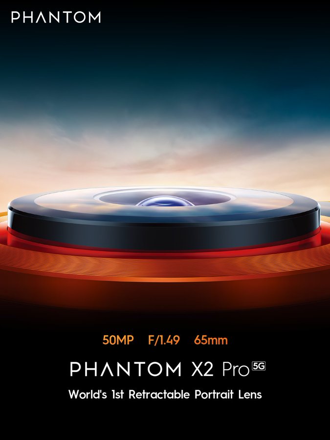 Tecno Phantom X2 Pro Retractable Portrait Camera Lens