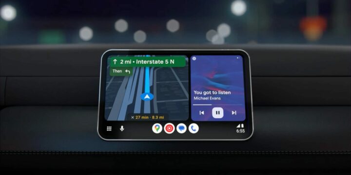Актуализацията на Android Auto носи новия дизайн на Google Assistant