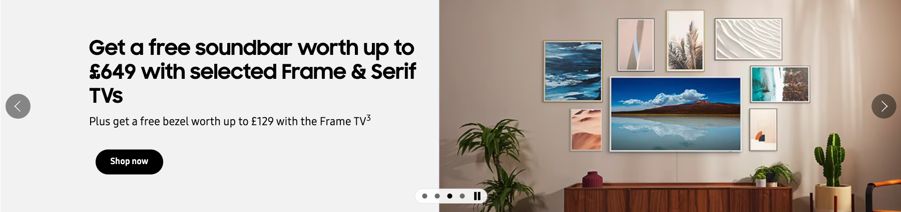 Free Samsung S50B Soundbar With Samsung The Frame And Samsung The Serif TVs In The UK