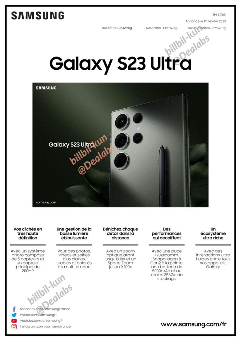Galaxy S23 Plus - Vert - 256Go - SAMSUNG 