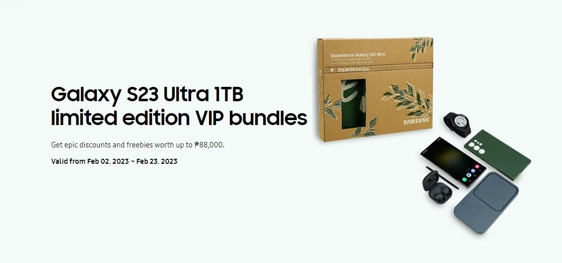 Galaxy S23 Ultra VIP Bundle comes with a bunch of accessories in  Philippines - SamMobile