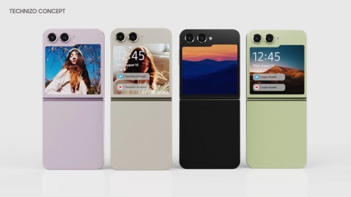 Samsung Galaxy Z Flip 5 Colors Cover Display