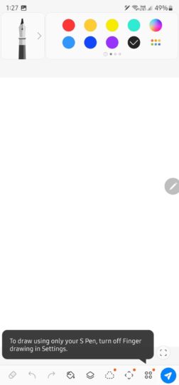 Samsung PENUP Lasso Tool