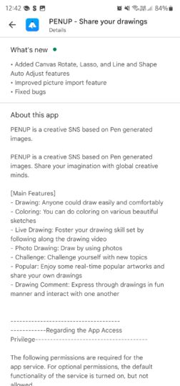 Samsung PenUp Update March 2023