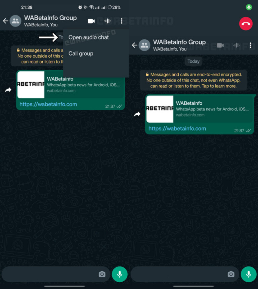 WhatsApp launches a new Discord-like voice chat feature for large groups