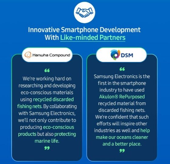Samsung's environmental partners