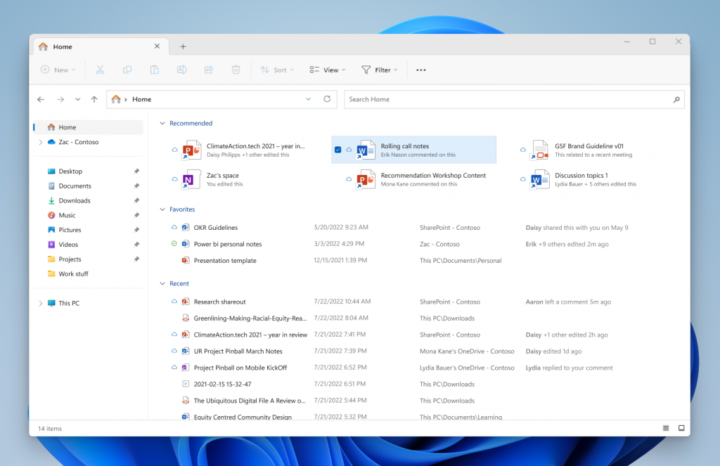 Galaxy Books get file recommendations feature in File Explorer
