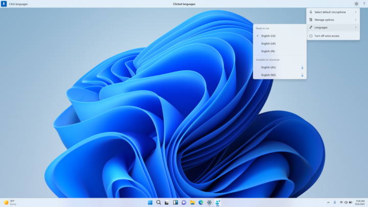windows-11-voice-access-language