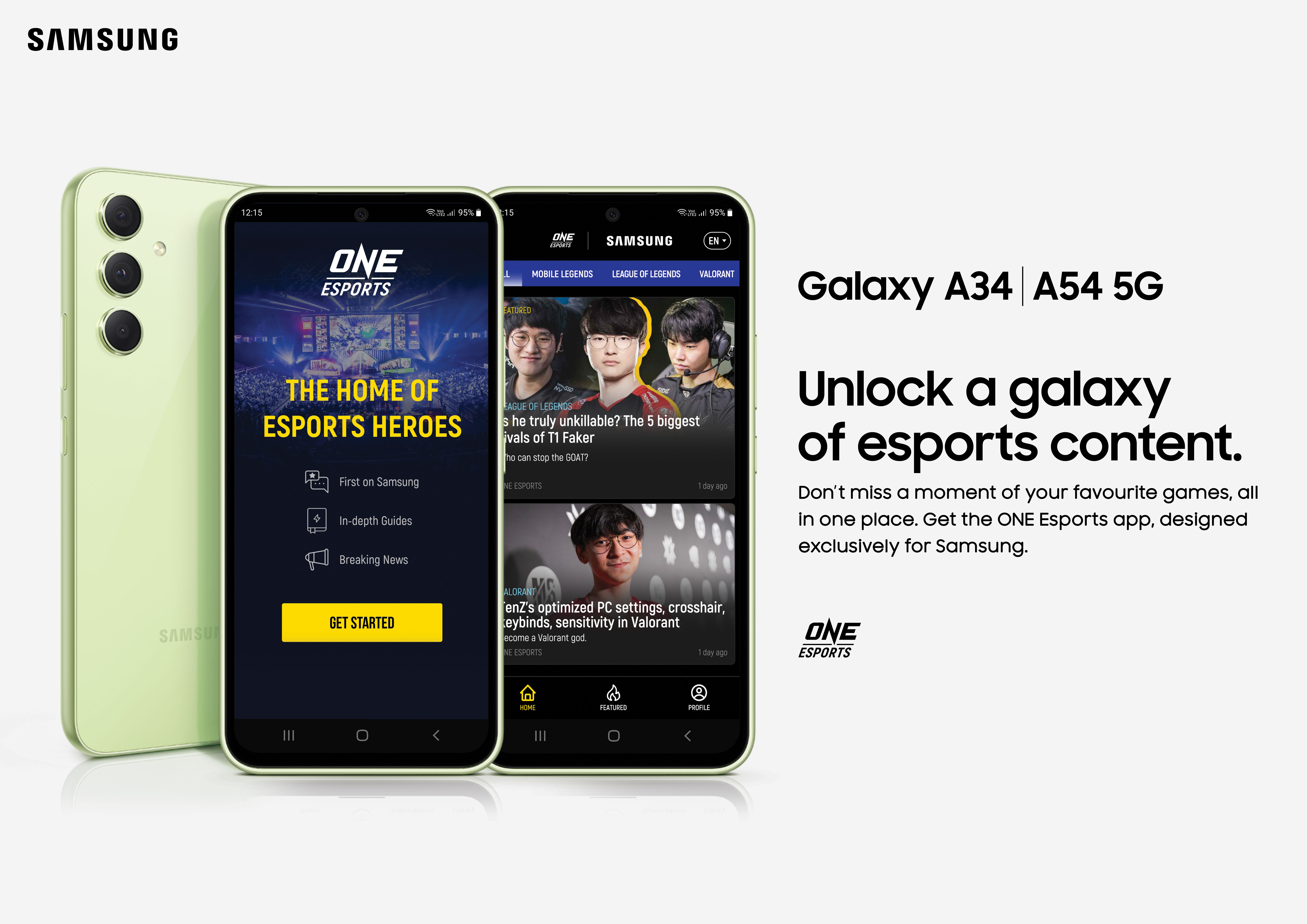 Samsung has released an esports app exclusive to Galaxy phones