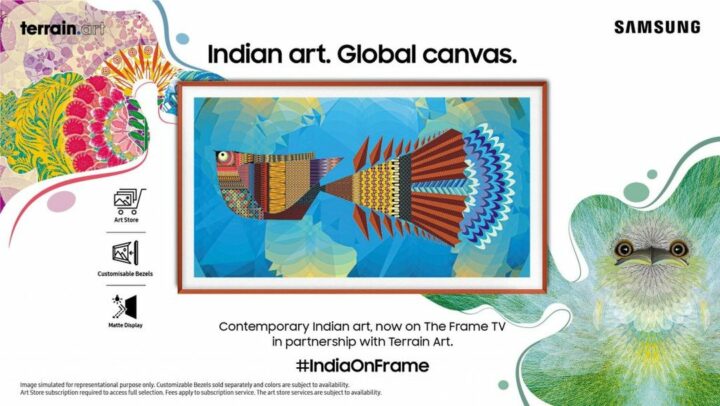 Samsung agrega obras de arte indias contemporáneas a The Frame en colaboración con la plataforma blockchain