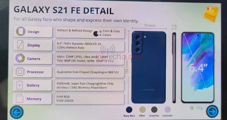 Samsung Galaxy S23 FE Indian pricing leaks out for two memory variants -  Gizmochina