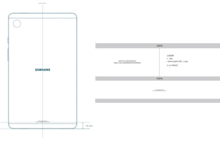 Samsung Galaxy Tab A9 Design Schematics FCC