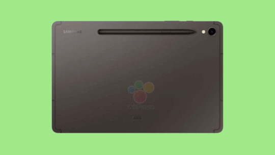 Samsung Galaxy Tab S9 FE Camera S Pen Нажмите Рендеринг