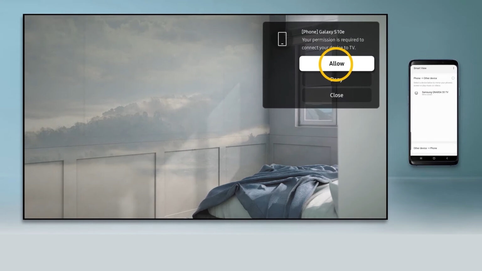 New method to cast Galaxy screen to Google Cast using Smart View