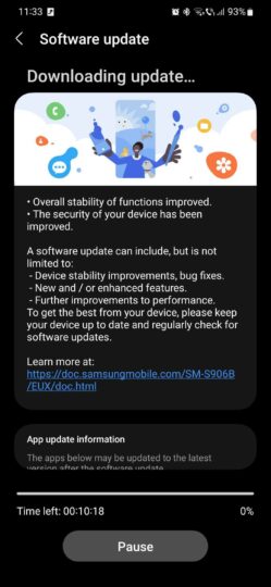 A massive new Galaxy S22 update is rolling out - SamMobile