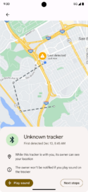 Android 14 lets you easily check if an unknown object tracker is ...