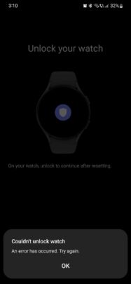 Factory resets no longer bypass screen locks in One UI Watch 5