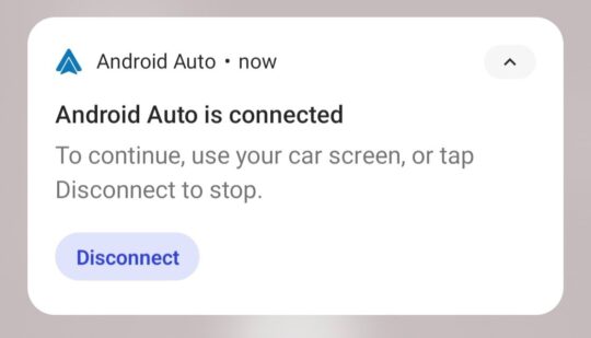 Android Auto Disconnect Button Wireless Connections