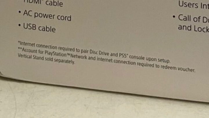 New Sony PS5 Slim (2023) Detachable Disc Drive Pairing Requires Internet Connection