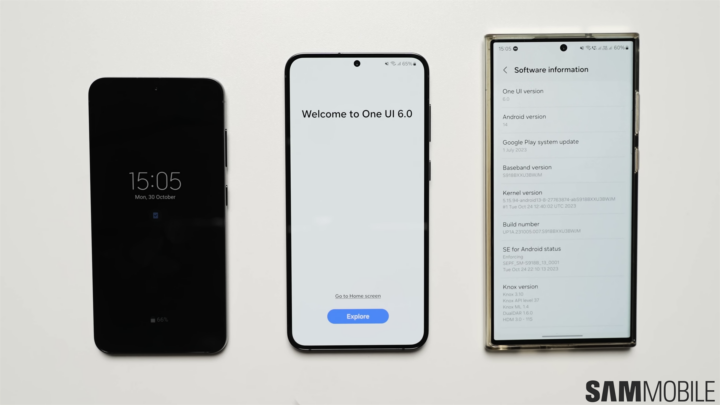 Samsung’s One UI 6.0 update release dates for compatible devices have been revealed