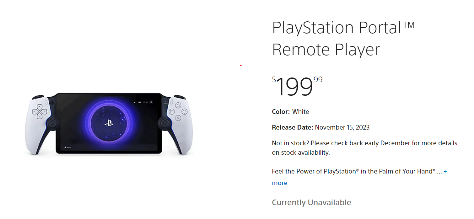 Sony PlayStation Portal goes on sale, already getting scalped