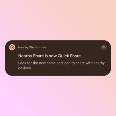 Η Google ενδέχεται να ενσωματώσει το Nearby Share με τη λειτουργία Quick Share της Samsung