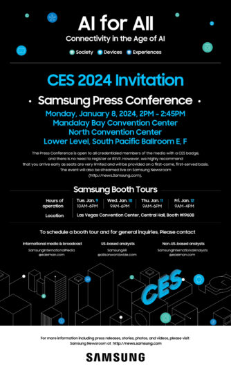 Samsung CES 2024 Keynote Event