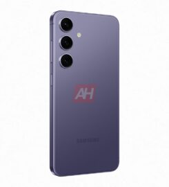 Samsung Galaxy S24 official render leak Cobalt Violet image 2 jpg