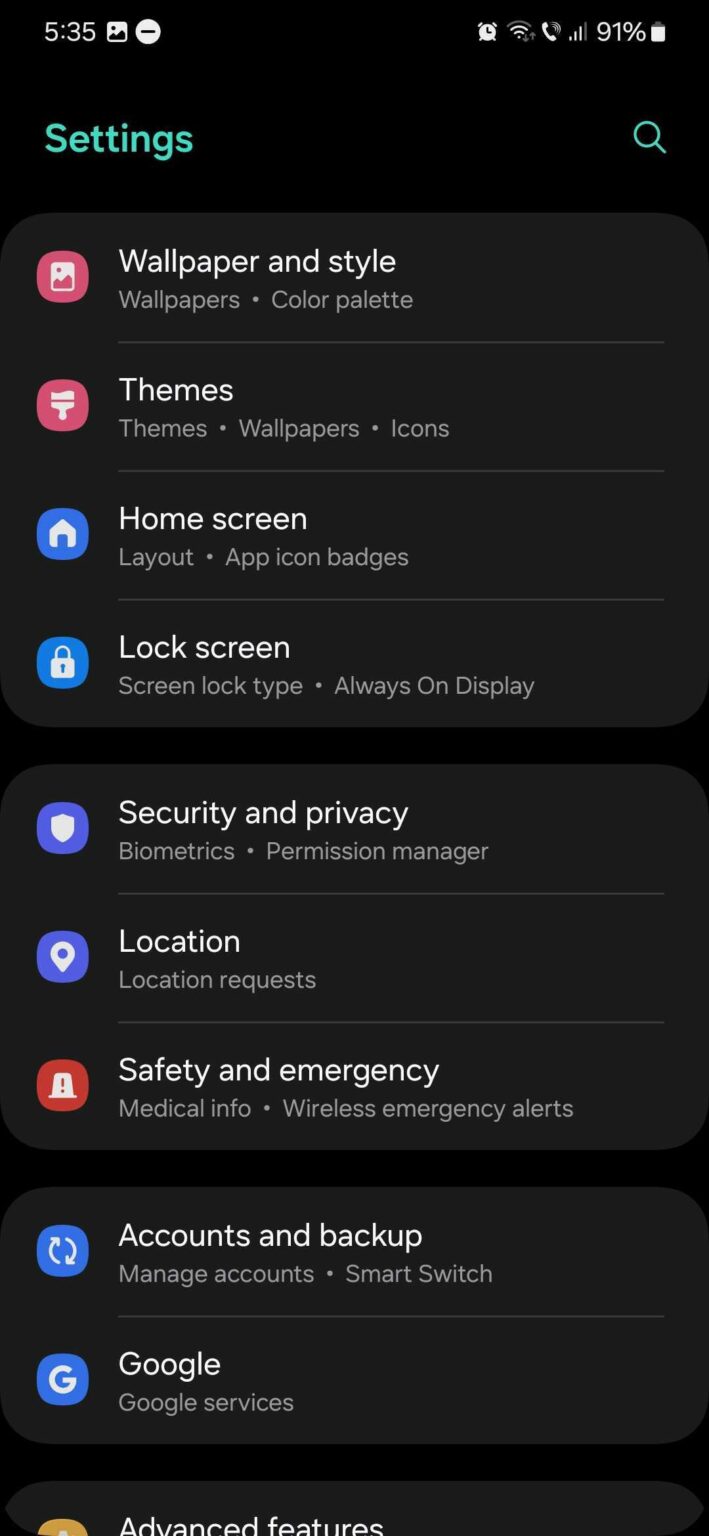 Encrypt Galaxy device cloud backups using Enhanced Data Protection in ...