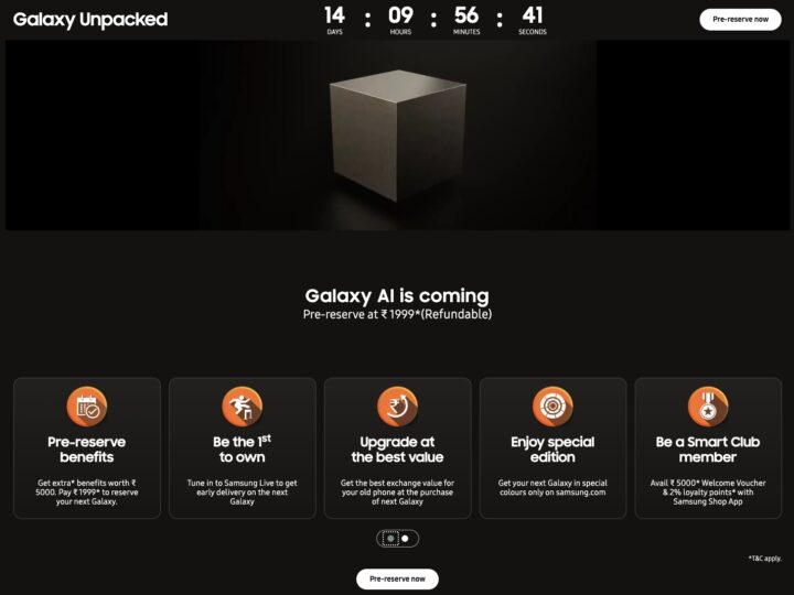 Samsung Galaxy S24 Pre-Reservatoin Offers India