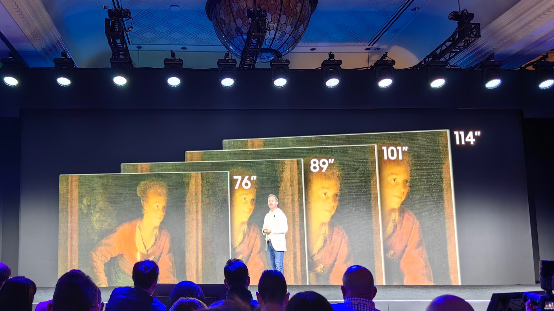 Samsung Micro LED TV Lineup Sizes CES 2024